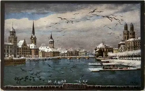 Zürich im Winter -188066