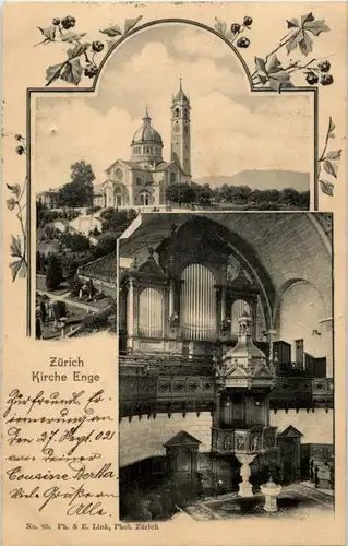 Zürich - Kirche Enge -193436