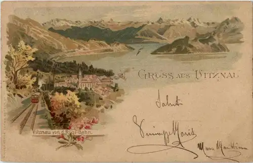 Gruss aus Vitznau - Litho -194854