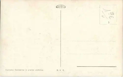 Vaticano - Gendarme in grande uniforme -155688