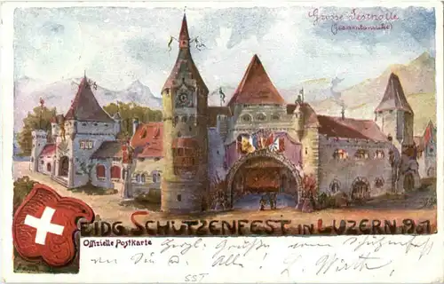 Luzern - Schützenfest 1901 -194388