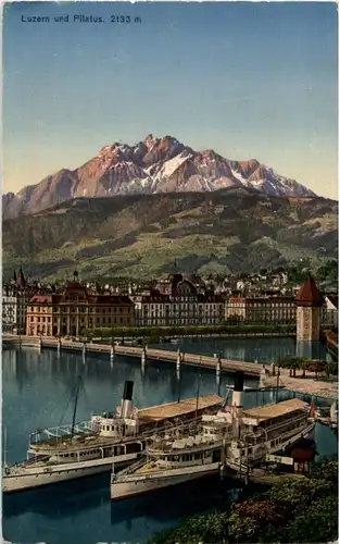 Luzern mit Schiffen -194206