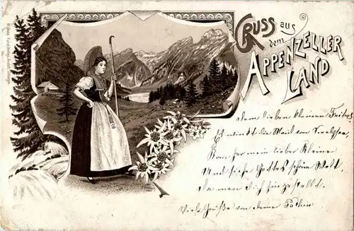 Gruss aus dem Appenzeller Land Litho -188500