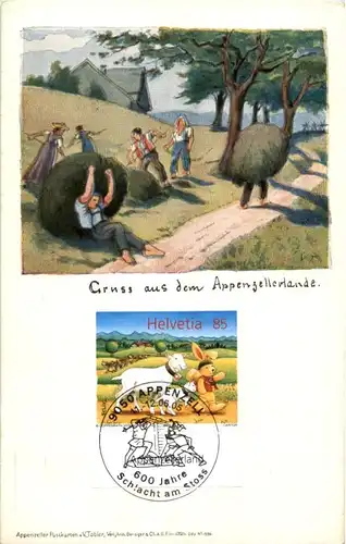 Gruss aus dem Appenzellerland - Sonderstempel -188544