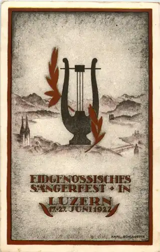 Luzern - Sängerfest 1922 -193674