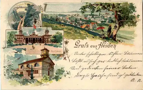 Gruss aus Heiden - Litho -188764