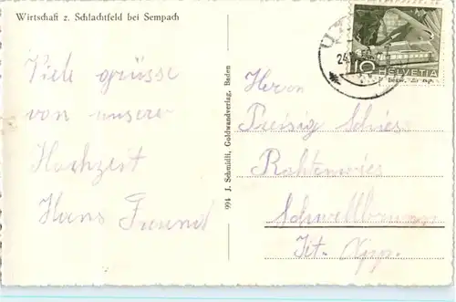 Sempach - Winkelried Denkmal -193904