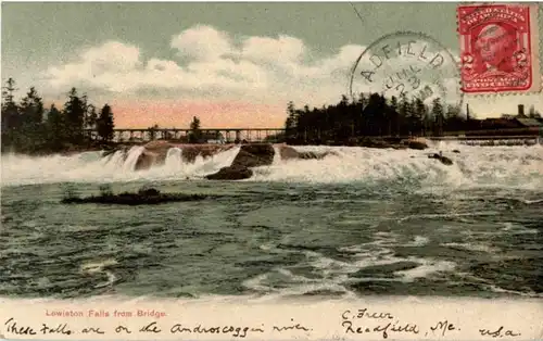 Lewiston Falls from Bridge -156140