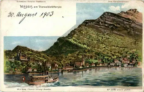 Weggis - Litho -194924