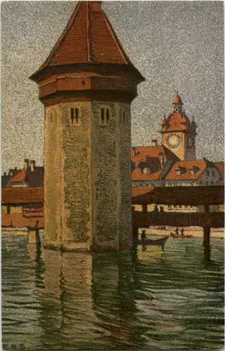 Luzern - Künstlerkarte E. Schlatter -194170