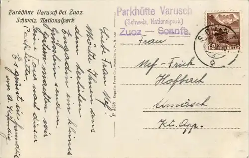 Zuoz - Parkhütte Varusch -195622