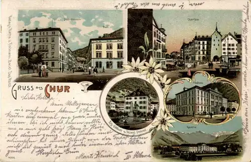 Gruss aus Chur - Litho -196208