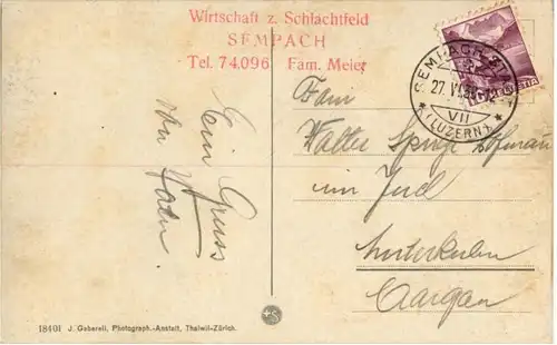 Sempach - Winkelried -194258
