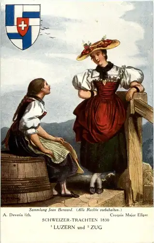 Luzern und Zug - Trachten -194432