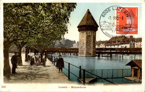Luzern mit Sonderstempel -193790
