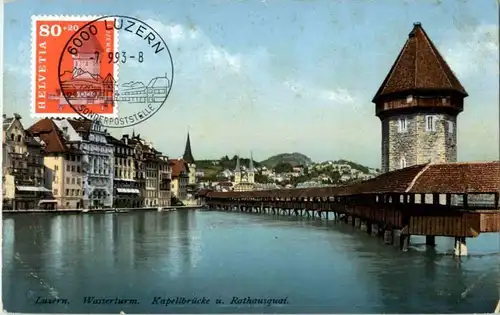 Luzern mit Sonderstempel -193810