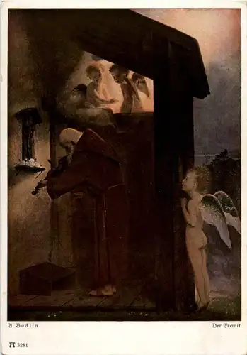 Der Erimit - sign. Böcklin -196858