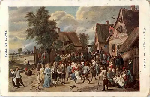 Künstlerkarte sign. Teniers -197308