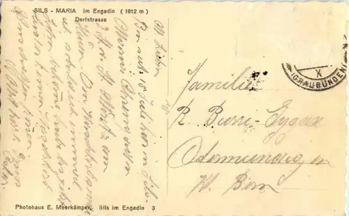 Sils Maria - Dorfstrasse -195614