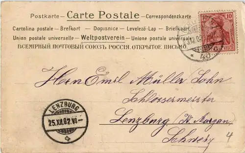 Frau - Litho -196822