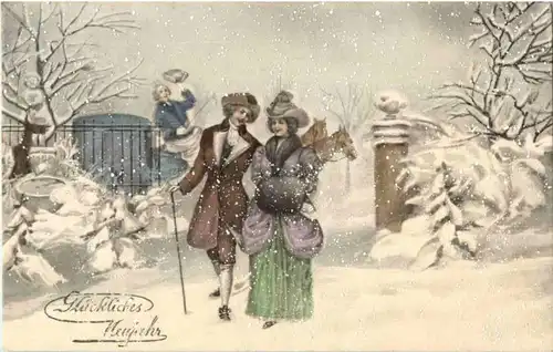 Paar im Park -197010