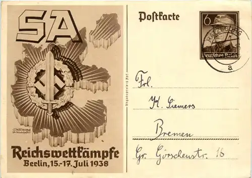SA Reichswettkämpfe 1938 -198278