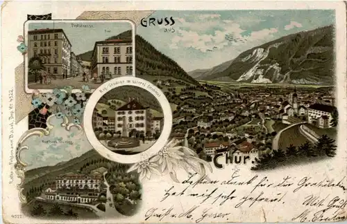 Gruss aus Chur - Litho -196204