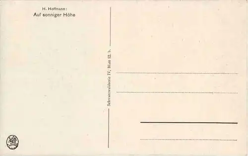 Künstlerpostkarte sign. H. Hoffmann -197116