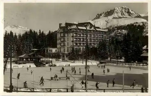 Arosa - Eisbahn -196112