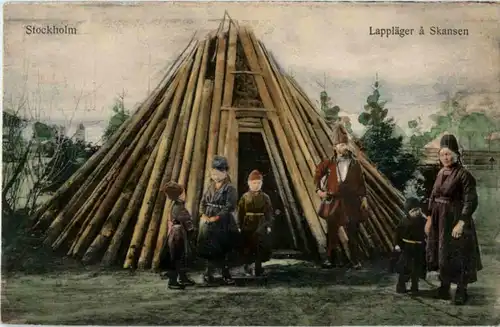 Stockholm - Lappläger a Skansen -158580