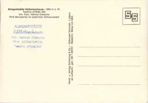 Münstertal - Almgaststätte -196582