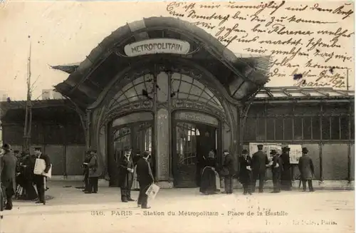 Paris - Station du Metropolitain -198206