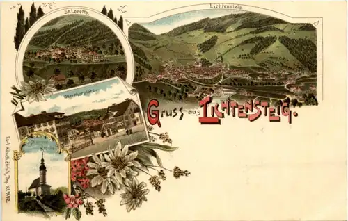 Gruss aus Lichtensteig - Litho -198714