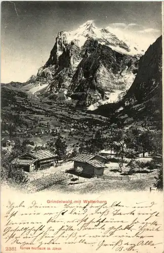 Grindelwald mit Wtterhorn -159220