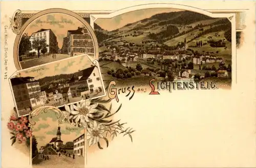 Gruss aus Lichtensteig - Litho -198712