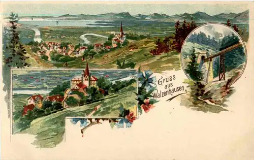 Gruss aus Walzenhausen - Litho -197872