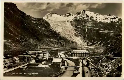 Gletsch mit Rhonegletscher -159498