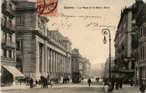 Geneve - Hotel des Postes mit Tram -159634