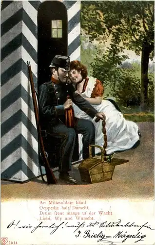 Soldat mit Frau -189134