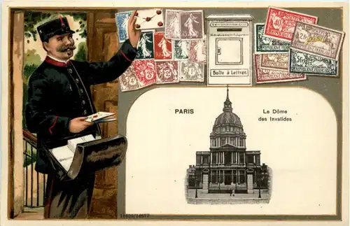 Paris - Litho - Timbres -198186