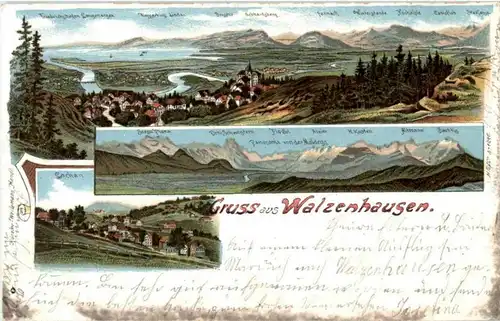 Gruss aus Walzenhausen - Litho -197830
