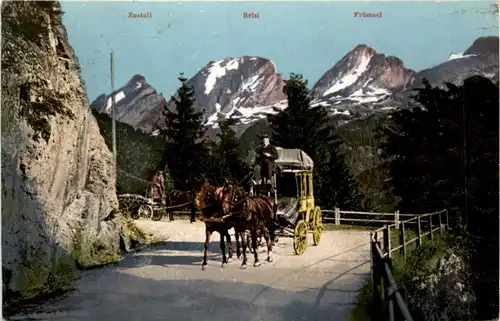 Postgruss aus dem Toggenburg - Postkutsche -198410