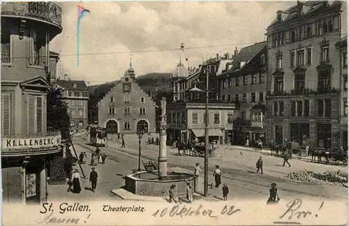 St. Gallen - Theaterplatz -199322