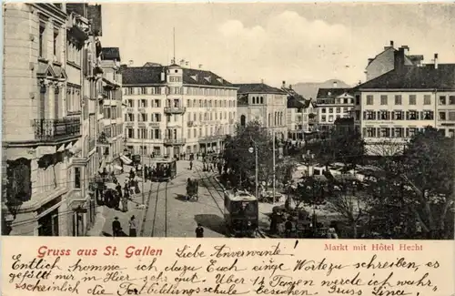 St. Gallen - Marktplatz -199364