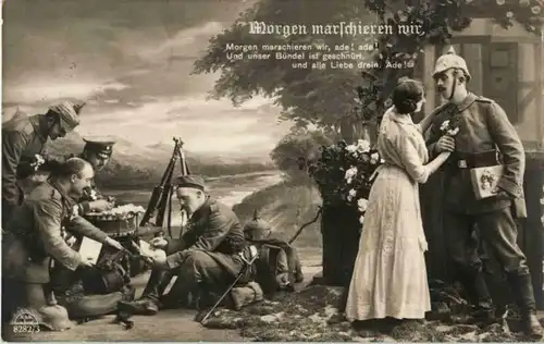 Morgen marschieren wir - Feldpost -189536