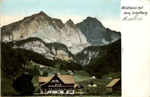 Wildhaus mit dem Schafberg -198504