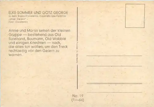 Elke Sommer und Götz George -198368