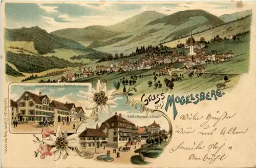 Gruss aus Mogelsberg - Litho -199074