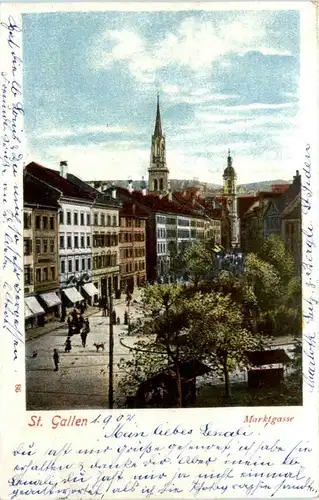 St. Gallen - Marktgasse -199330