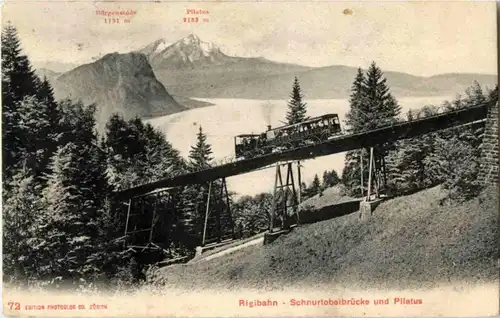 Rigibahn - Schnurtobelbrücke -160674